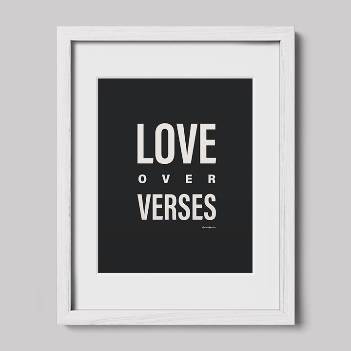 Love Over Verses Print-Drawings-nakedpastor