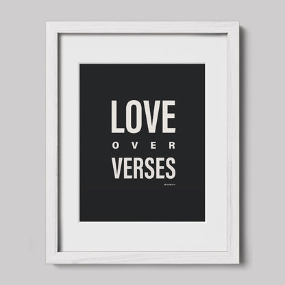 Love Over Verses Print-Drawings-nakedpastor
