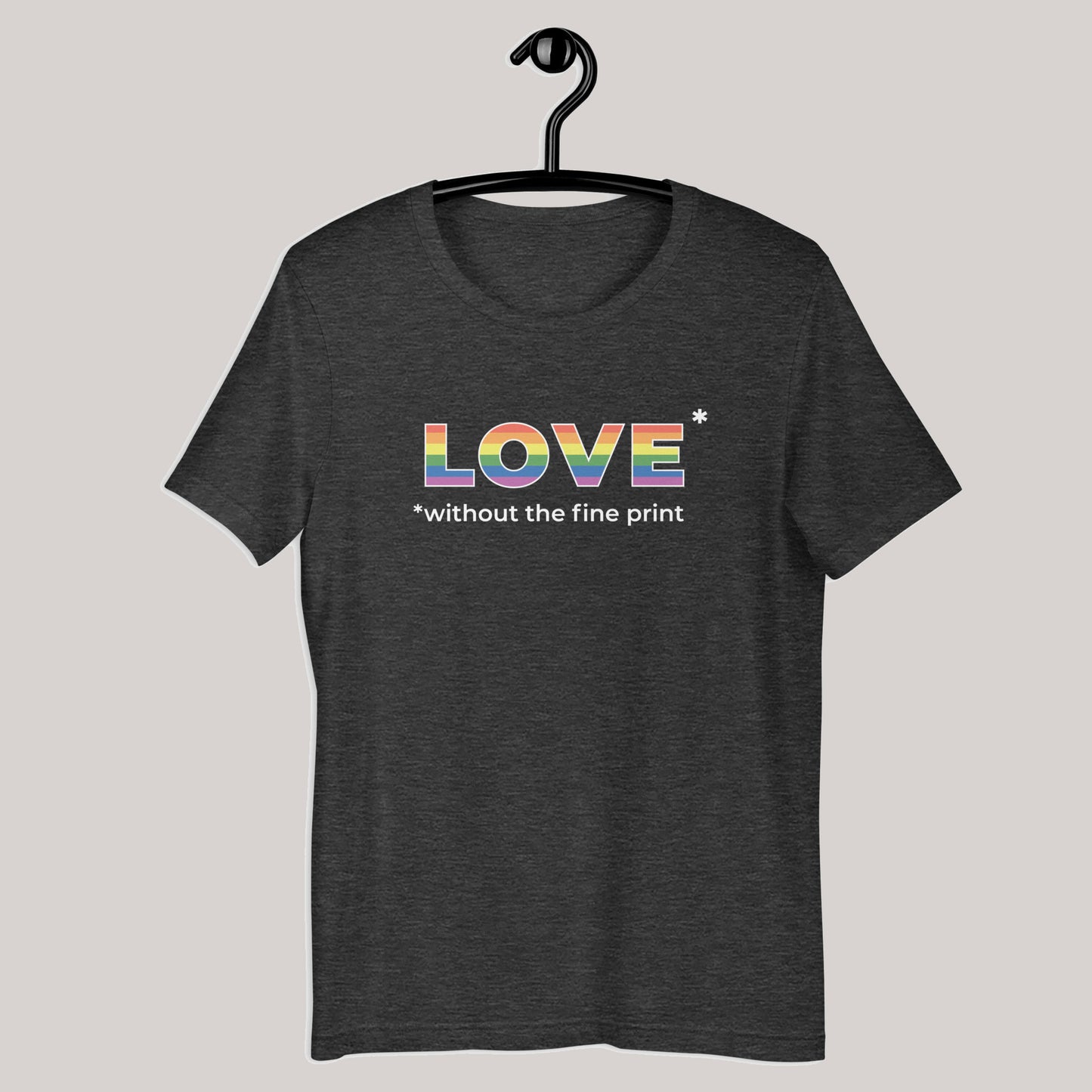 Love without the Fine Print T-shirt - by nakedpastor