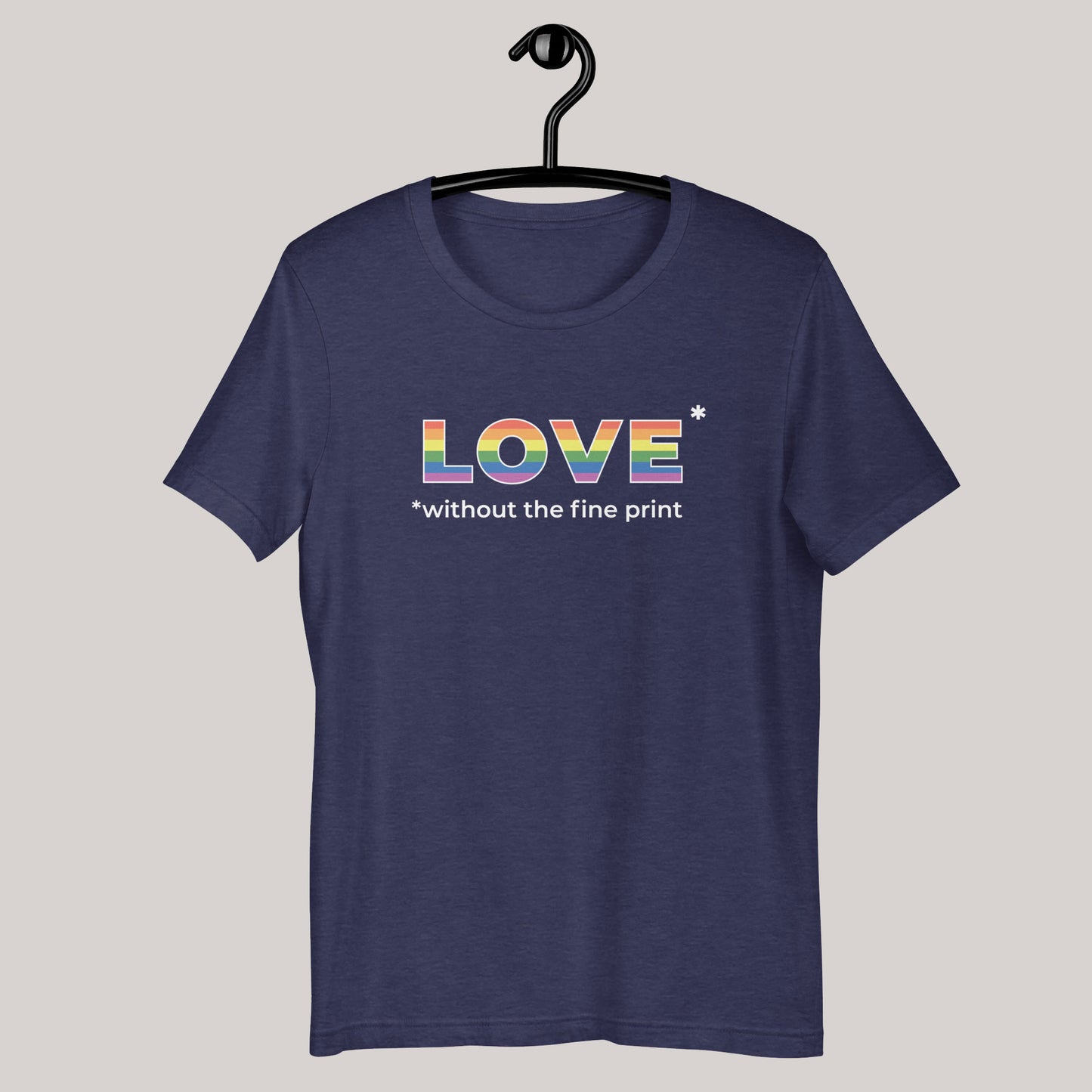 Love without the Fine Print T-shirt - by nakedpastor