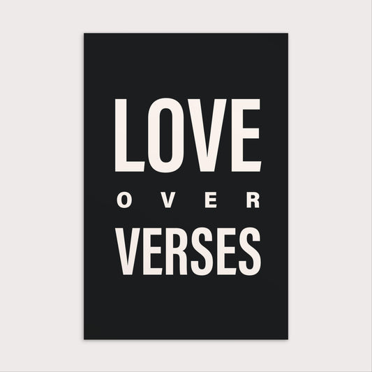 Love over Verses Mini Print-nakedpastor