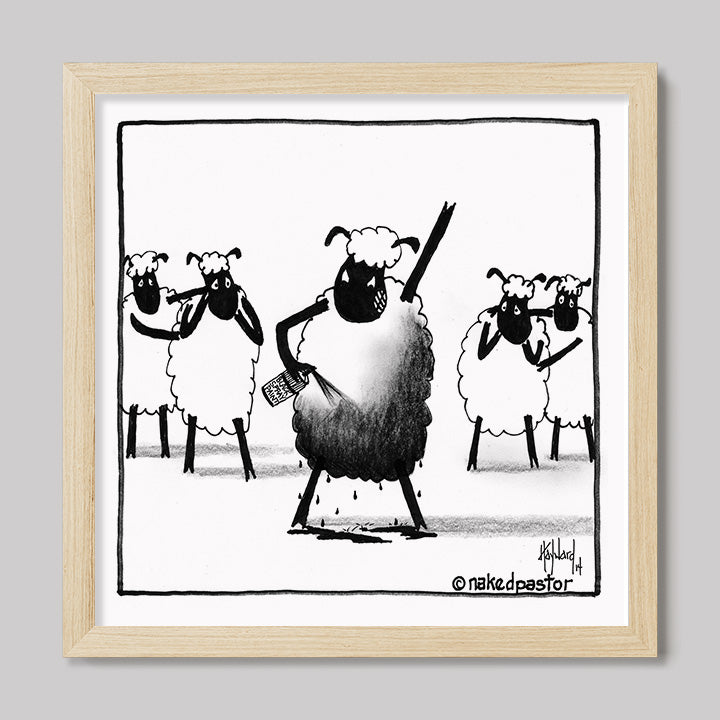 Make Yourself the Black Sheep Print-Cartoons-nakedpastor
