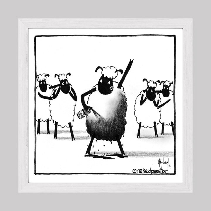 Make Yourself the Black Sheep Print-Cartoons-nakedpastor