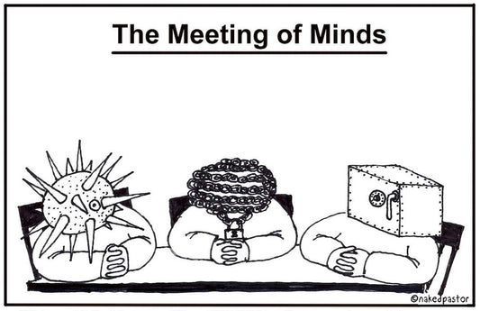 The Meeting of Minds Digital Cartoon