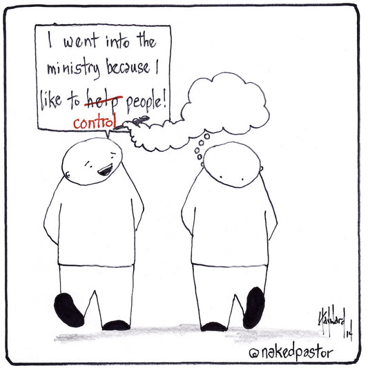 Ministry of Control Digital Cartoon - by nakedpastor