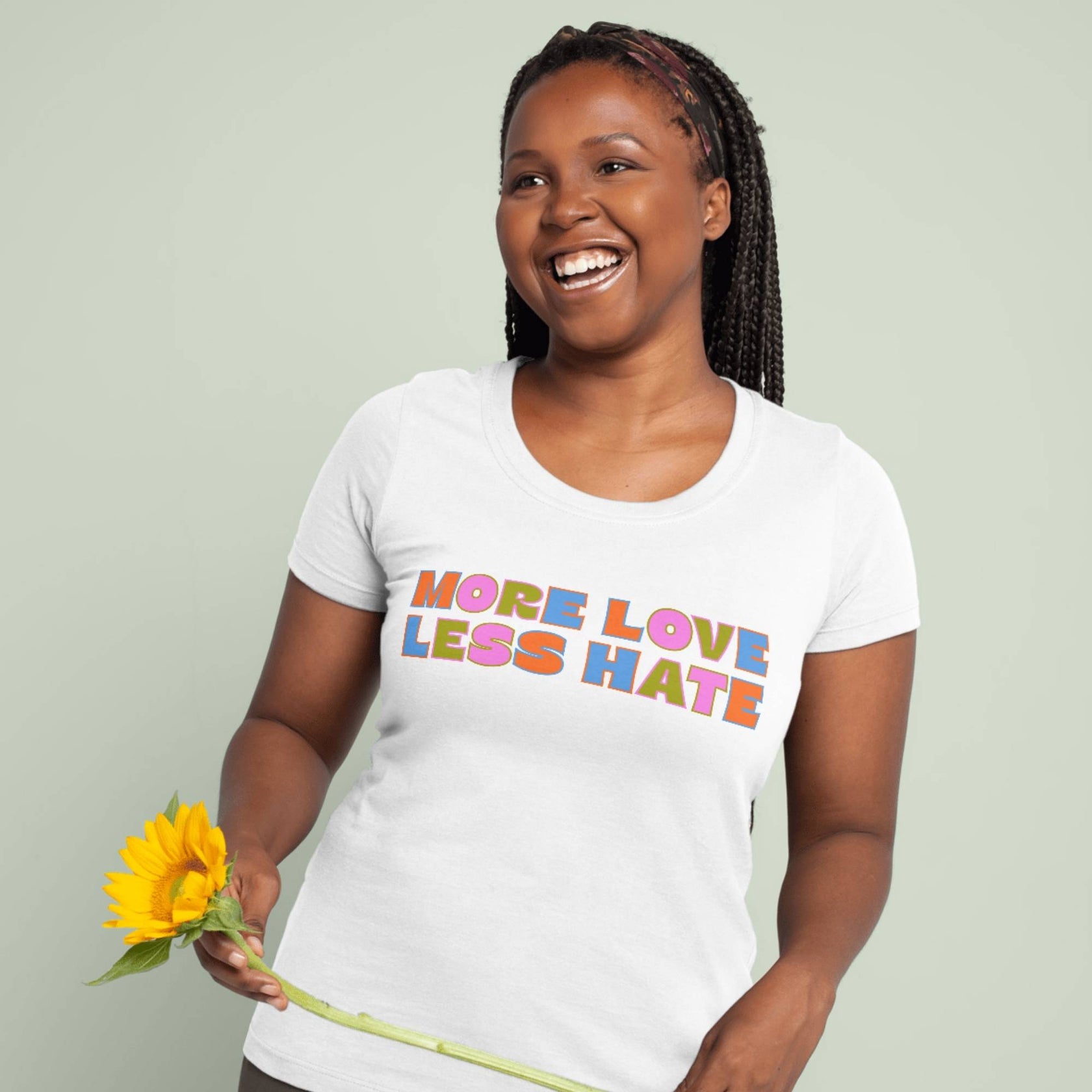 More Love Less Hate T-Shirt by NakedPastor