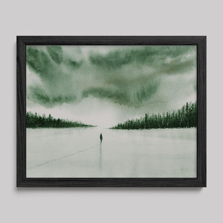 My Path Is Mine Watercolor Print-Paintings-nakedpastor
