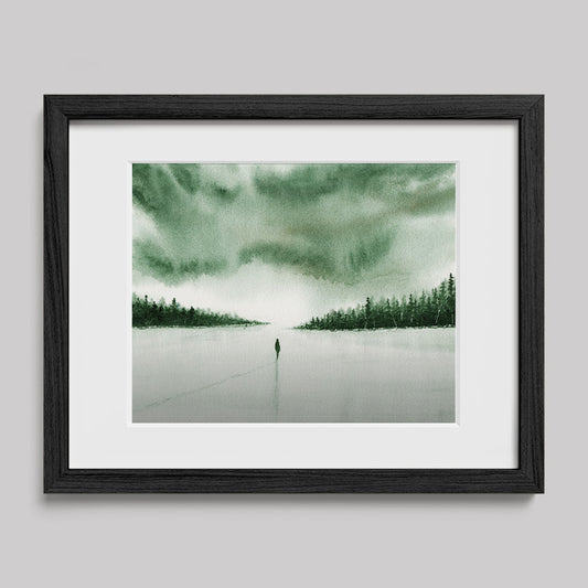 My Path Is Mine Watercolor Print-Paintings-nakedpastor