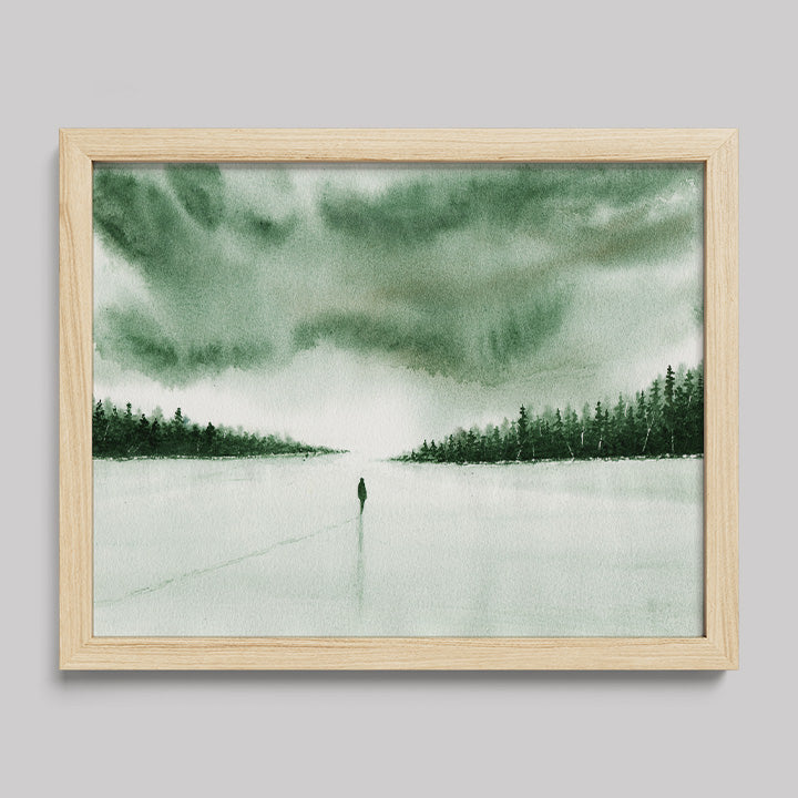 My Path Is Mine Watercolor Print-Paintings-nakedpastor