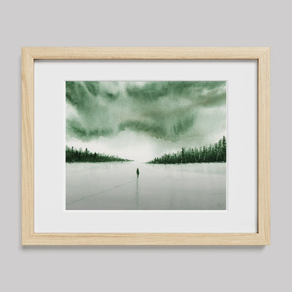 My Path Is Mine Watercolor Print-Paintings-nakedpastor