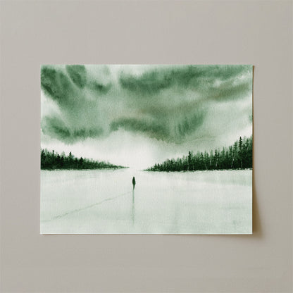 My Path Is Mine Watercolor Print-Paintings-nakedpastor