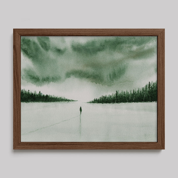 My Path Is Mine Watercolor Print-Paintings-nakedpastor