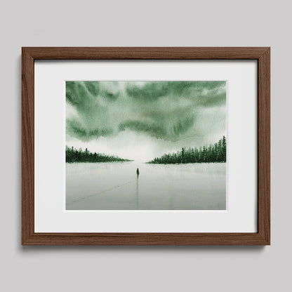 My Path Is Mine Watercolor Print-Paintings-nakedpastor