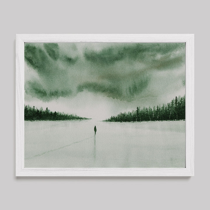 My Path Is Mine Watercolor Print-Paintings-nakedpastor