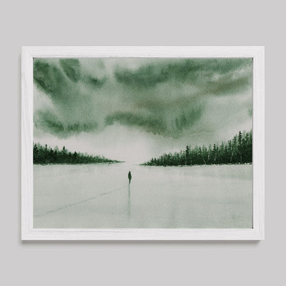 My Path Is Mine Watercolor Print-Paintings-nakedpastor