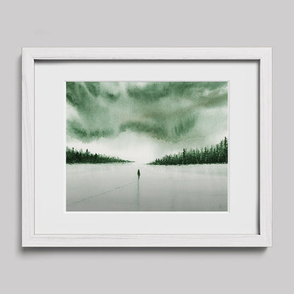 My Path Is Mine Watercolor Print-Paintings-nakedpastor