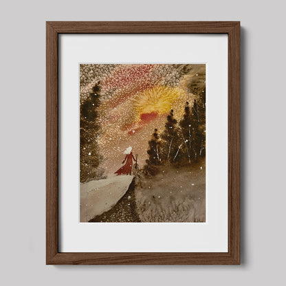 Timber Series "I Won't Stop Singing" Print-Paintings-nakedpastor