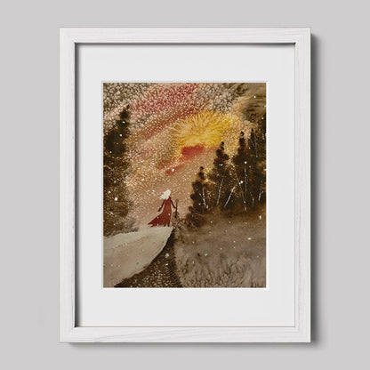 Timber Series "I Won't Stop Singing" Print-Paintings-nakedpastor