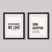 No Fine Print Love Framed Art Set-Type-nakedpastor