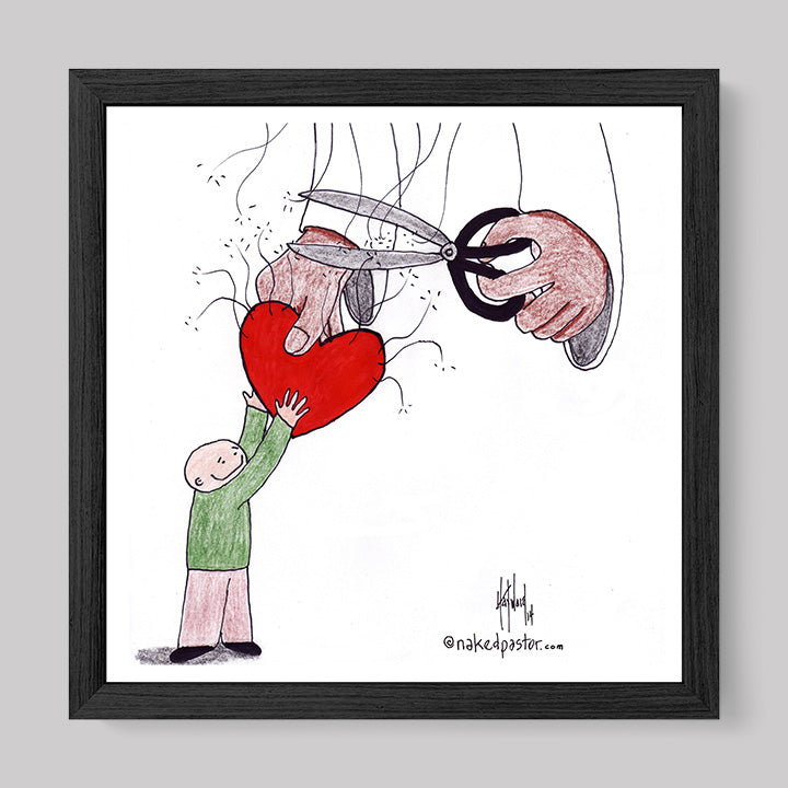 No Strings Attached Print-Cartoons-nakedpastor