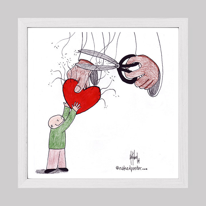 No Strings Attached Print-Cartoons-nakedpastor