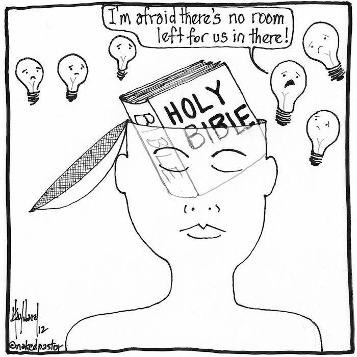 No Room Left Digital Cartoon