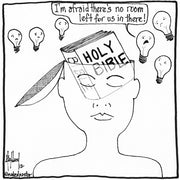 No Room Left Digital Cartoon-Digital Cartoons-nakedpastor