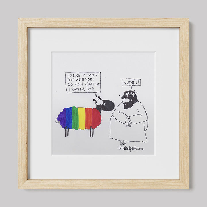 You Don't Gotta Do Nuthin! Print-Cartoons-nakedpastor