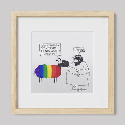 You Don't Gotta Do Nuthin! Print-Cartoons-nakedpastor