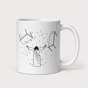 Jesus Overturning Mug - by nakedpastor
