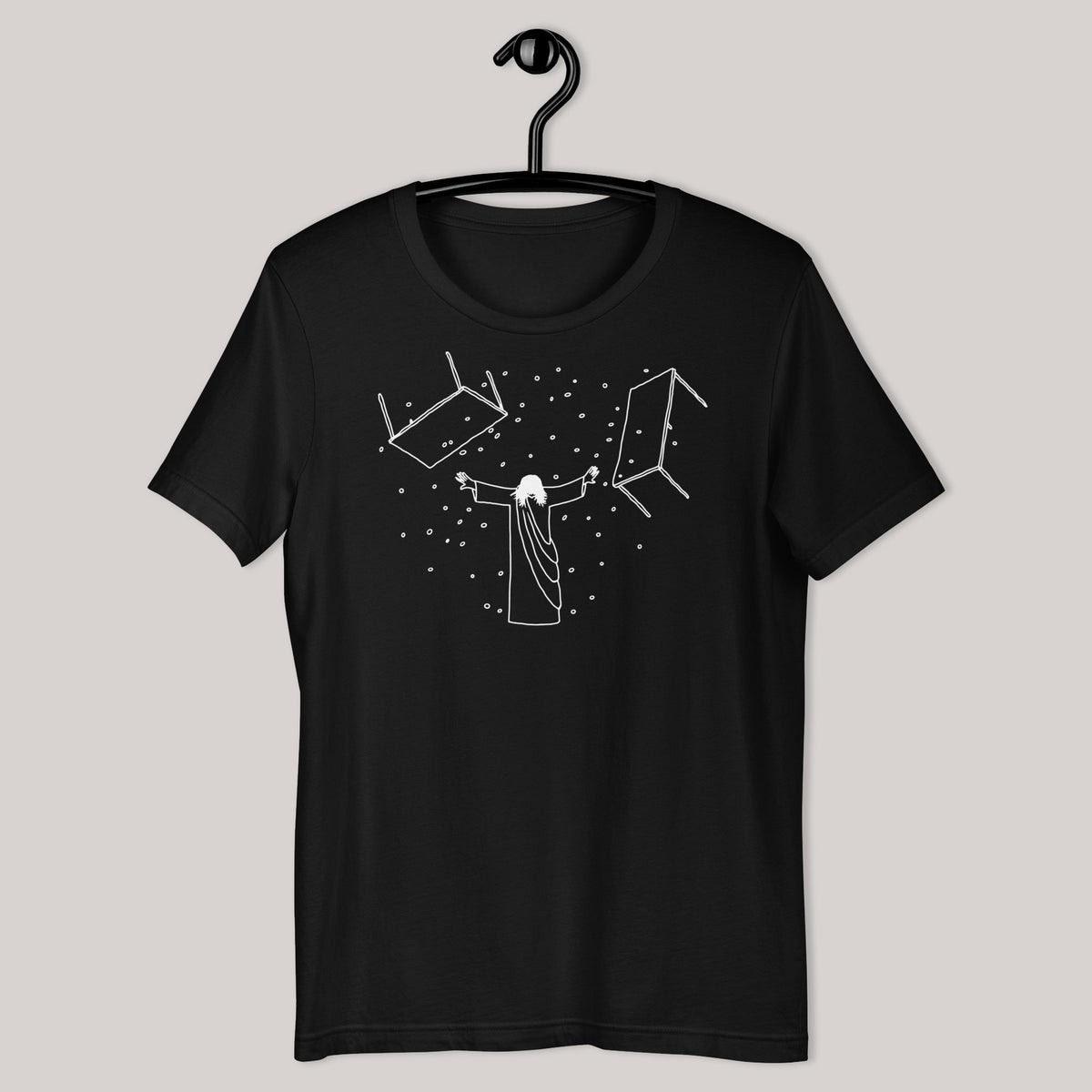 Jesus Overturning T-Shirt - by nakedpastor