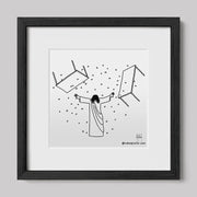 Jesus Overturning Print-Cartoons-nakedpastor