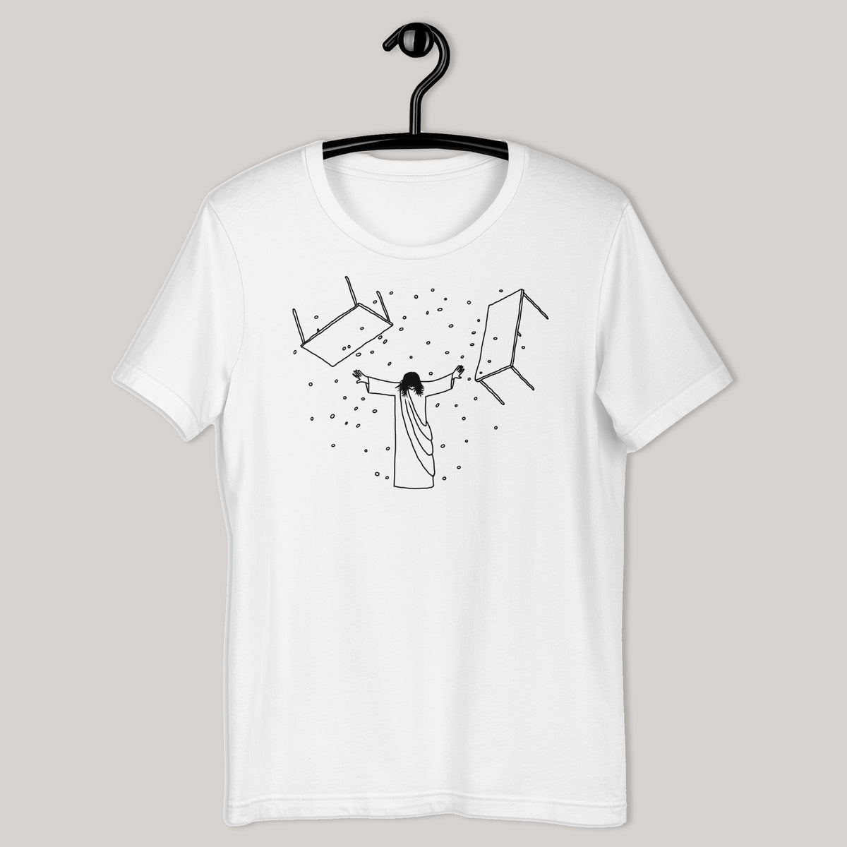 Jesus Overturning T-Shirt - by nakedpastor