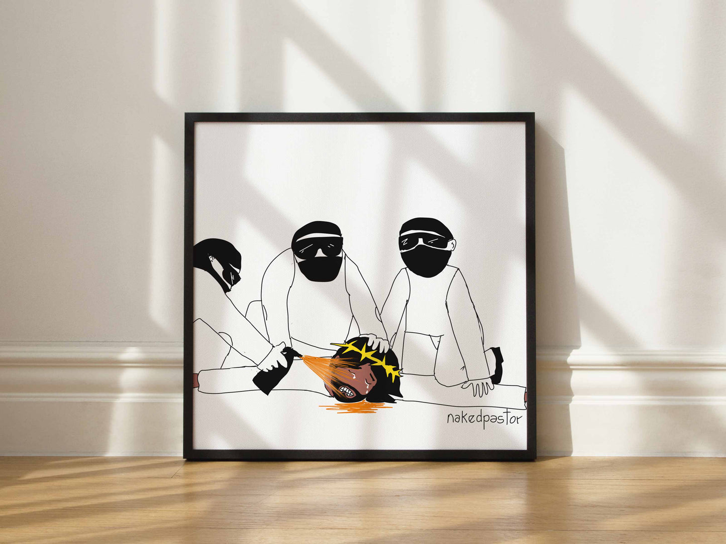 Pepper Spray Print-Cartoons-nakedpastor