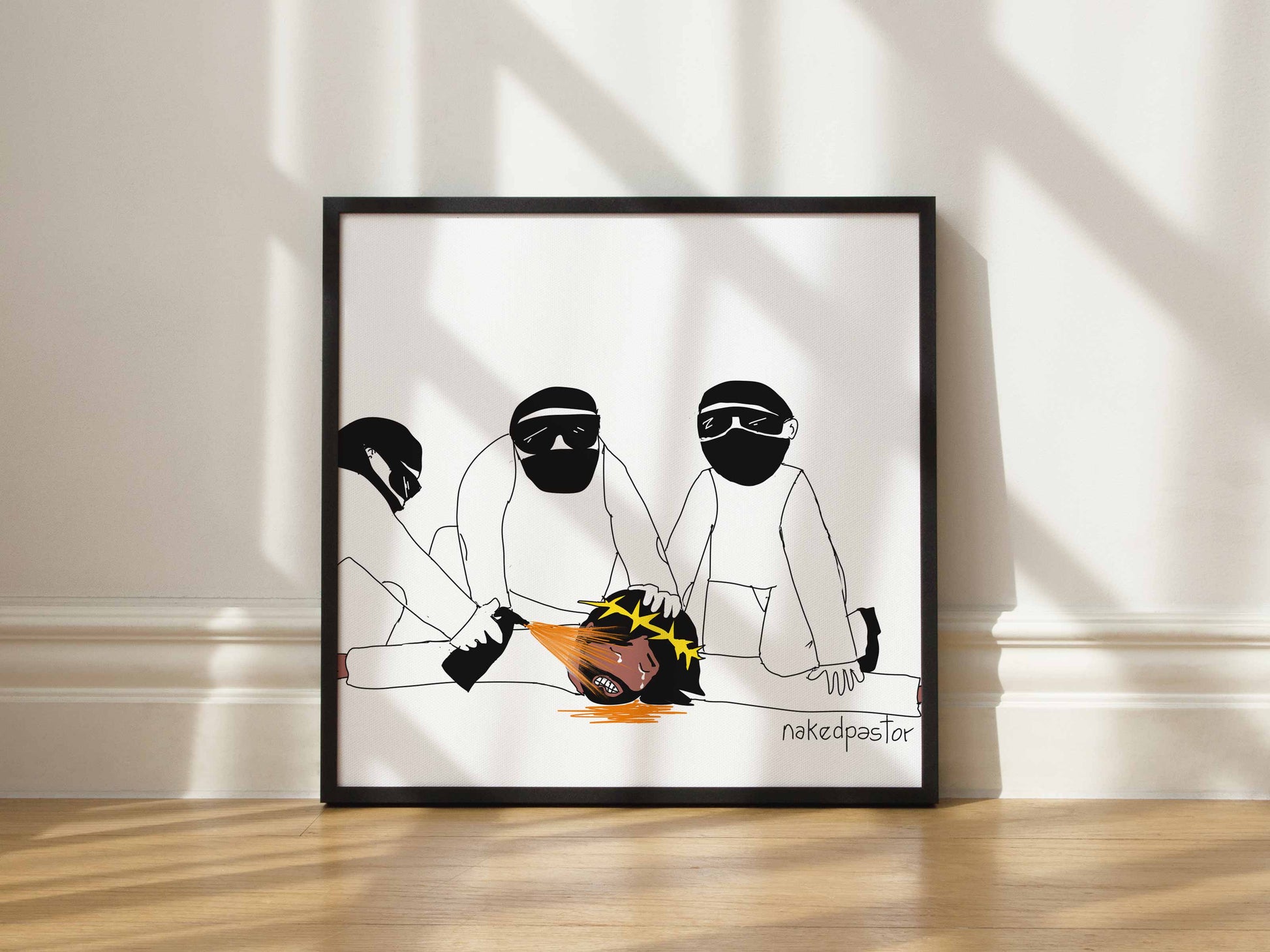 Pepper Spray Print-Cartoons-nakedpastor