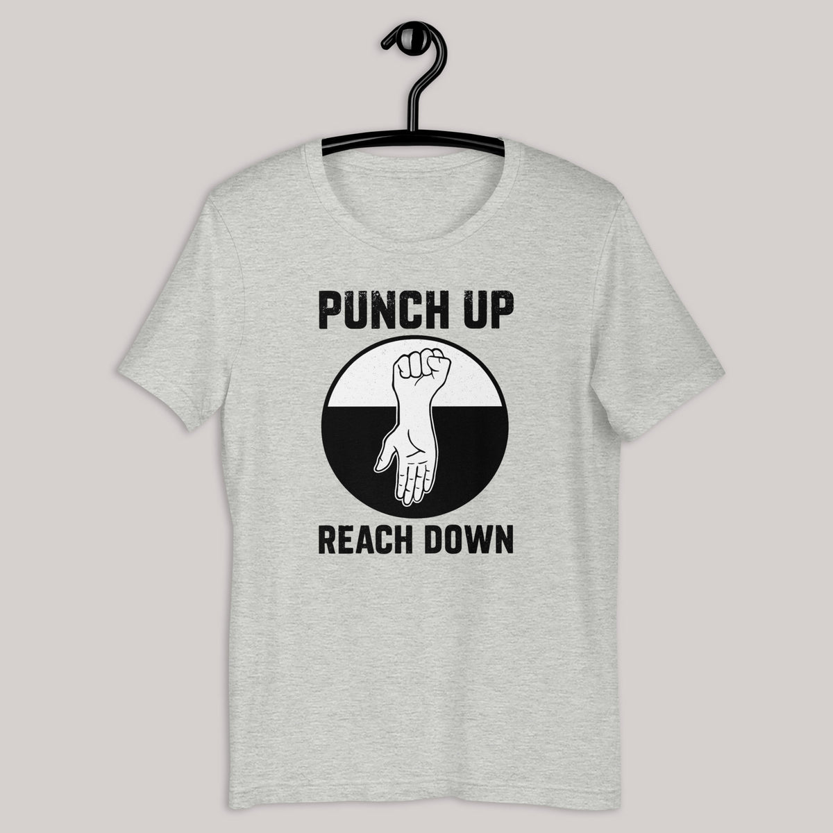 Punch Up, Reach Down T-Shirt-Shirts-nakedpastor