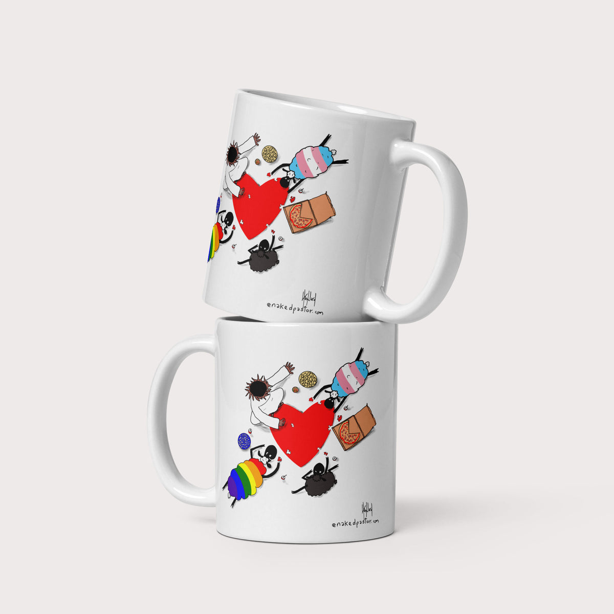 Puzzle of Love Mug - by nakedpastor