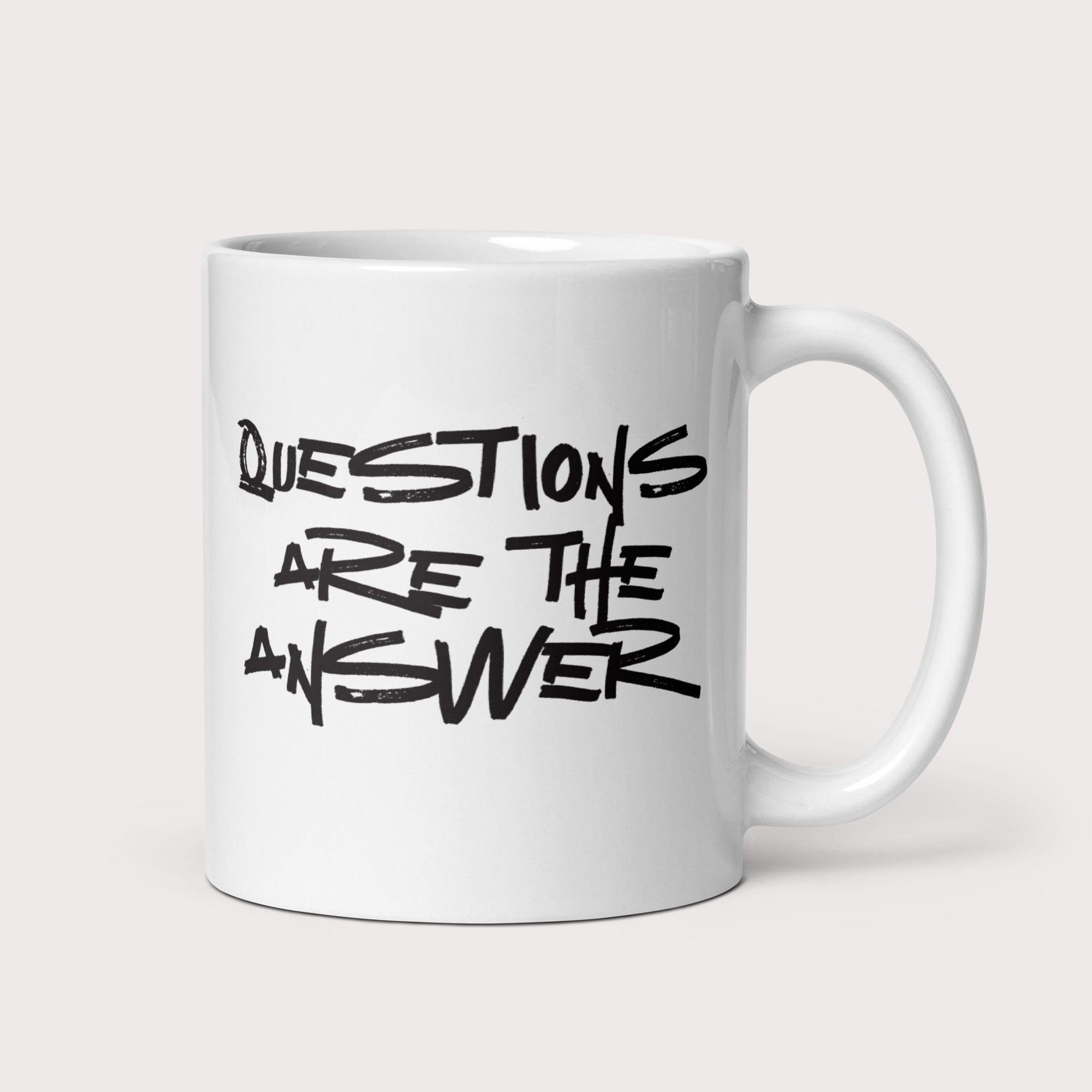 Questions are the Answer Mug - by nakedpastor