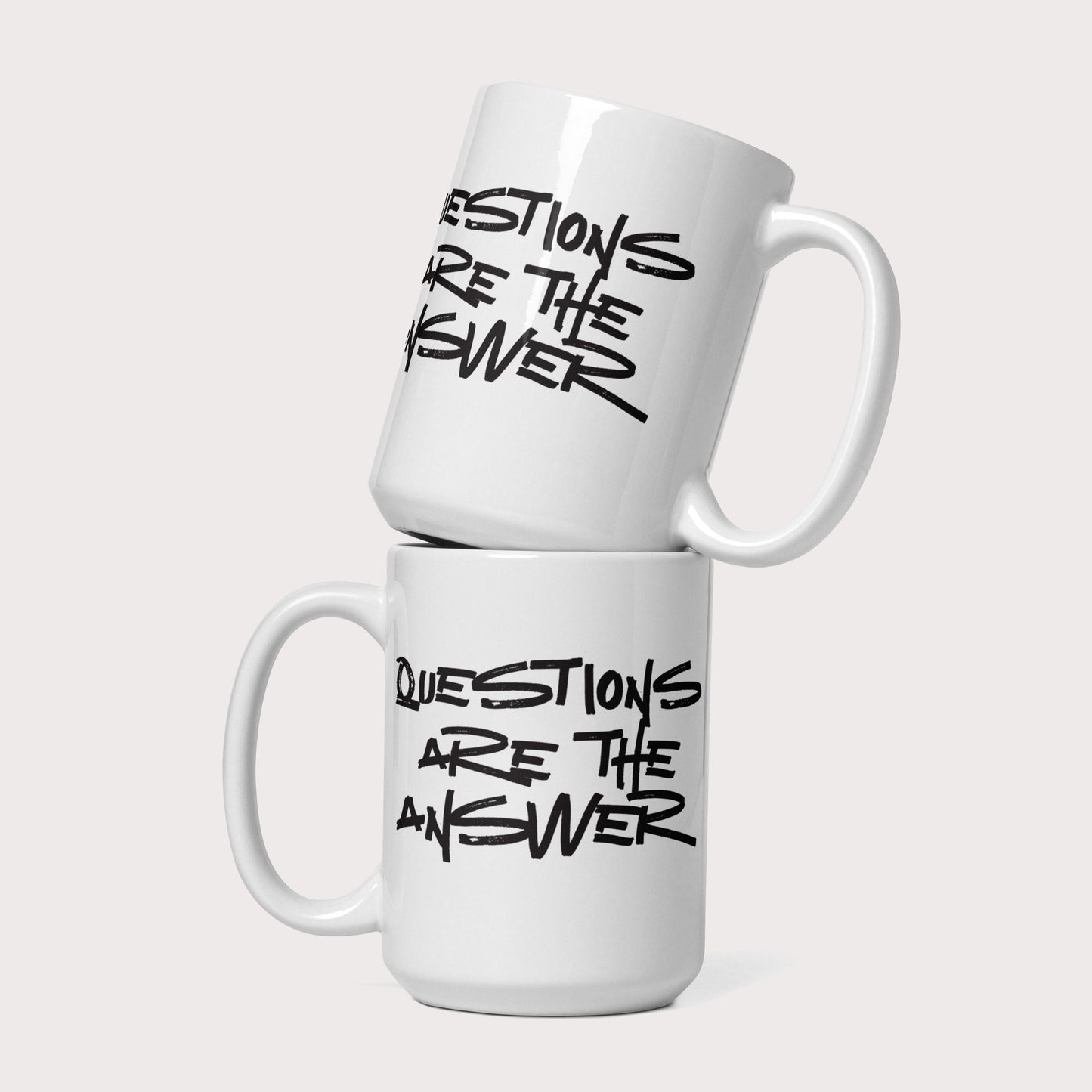 Questions are the Answer Mug - by nakedpastor