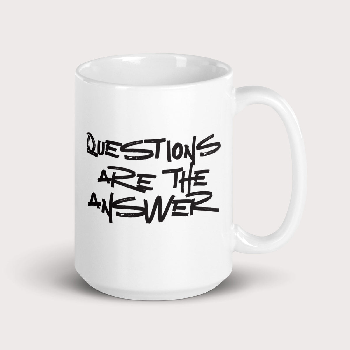 Questions are the Answer Mug - by nakedpastor