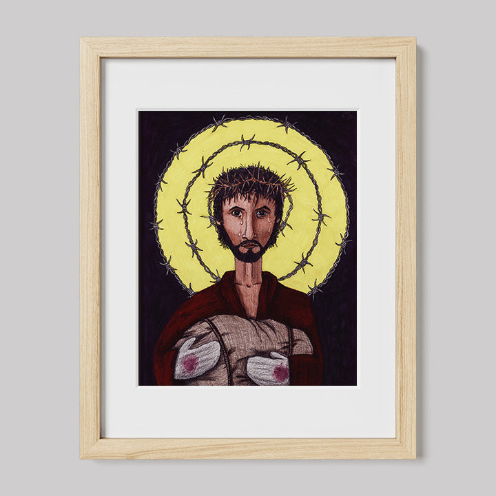 RefuJesus Image of Christ Print-Drawings-nakedpastor