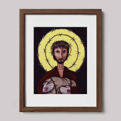 RefuJesus Image of Christ Print-Drawings-nakedpastor