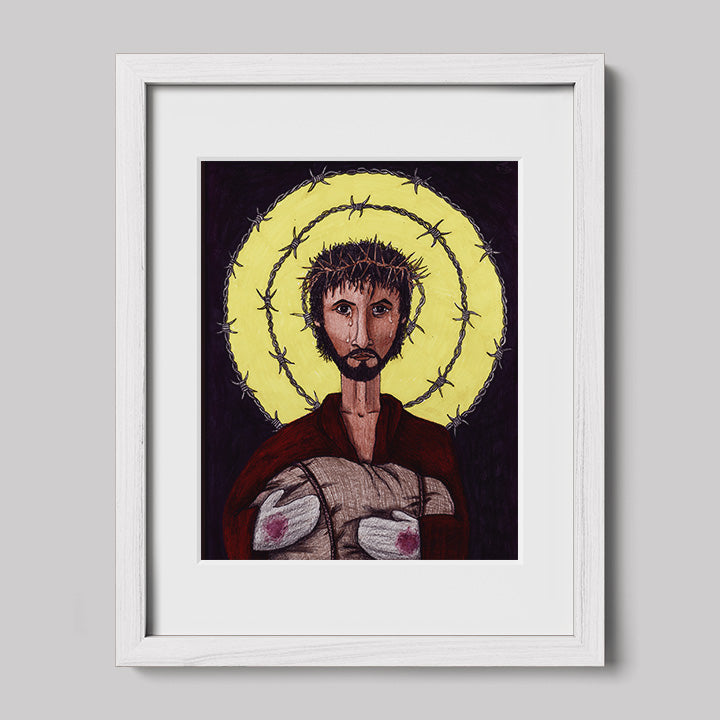 RefuJesus Image of Christ Print-Drawings-nakedpastor
