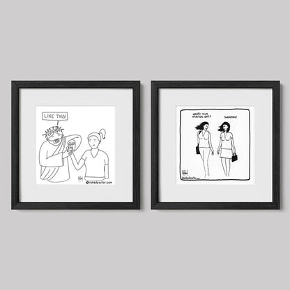 Sacred Defiance Art Print Set-Cartoon-nakedpastor