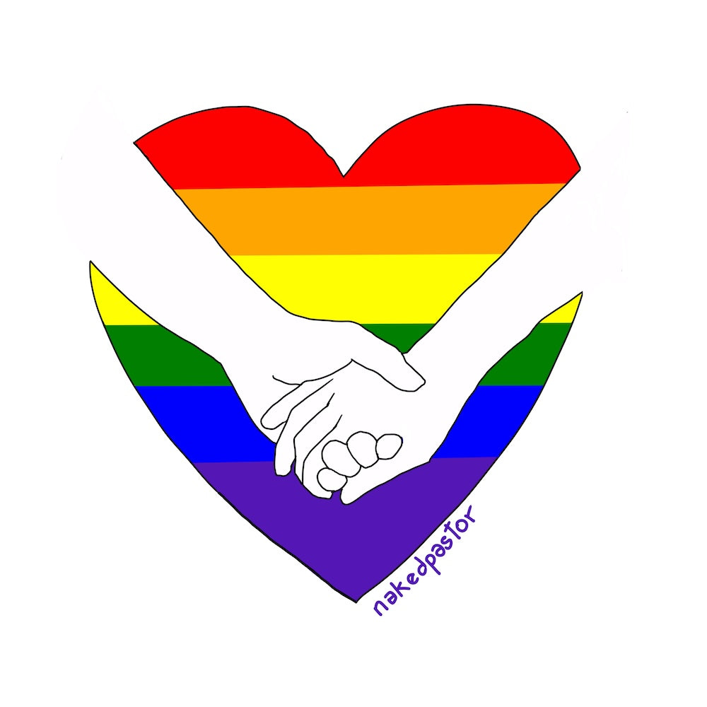 Same-Sex Wedding Design Digital Cartoon-Digital Cartoons-nakedpastor