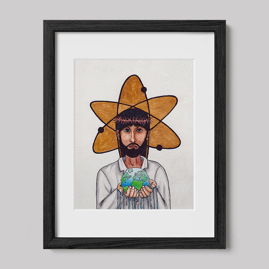 Science and Wonders Images of Christ Print-Drawings-nakedpastor