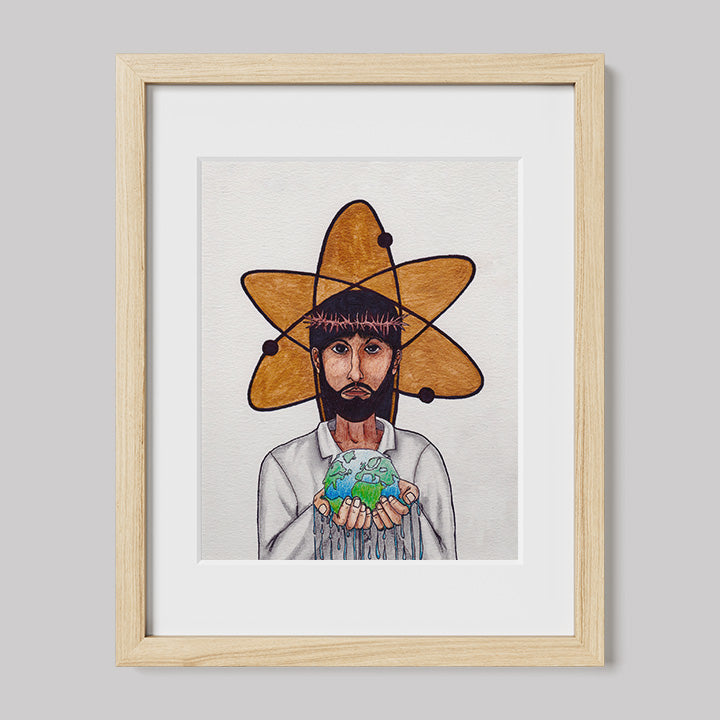 Science and Wonders Images of Christ Print-Drawings-nakedpastor