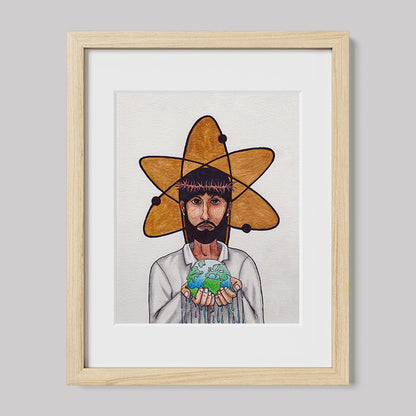 Science and Wonders Images of Christ Print-Drawings-nakedpastor