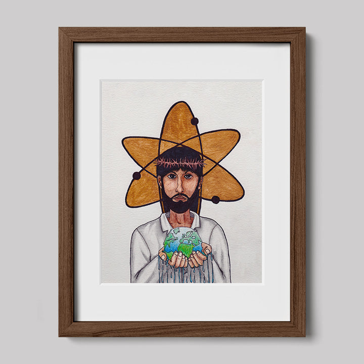 Science and Wonders Images of Christ Print-Drawings-nakedpastor