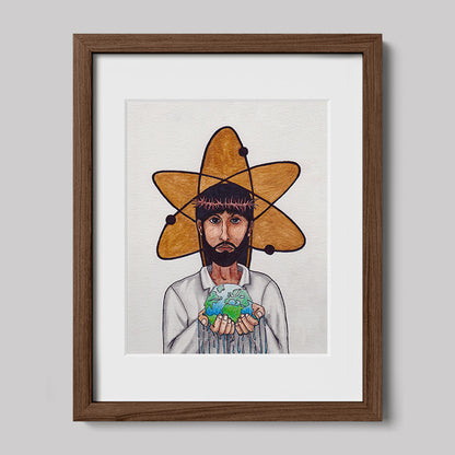 Science and Wonders Images of Christ Print-Drawings-nakedpastor